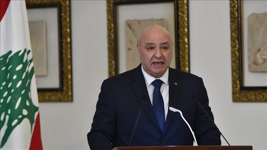 Lebanese president arrives in Saudi Arabia for 1st overseas trip