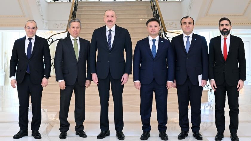 Президент Азербайджана принял глав нефтекомпаний из РФ, Казахстана и Узбекистана