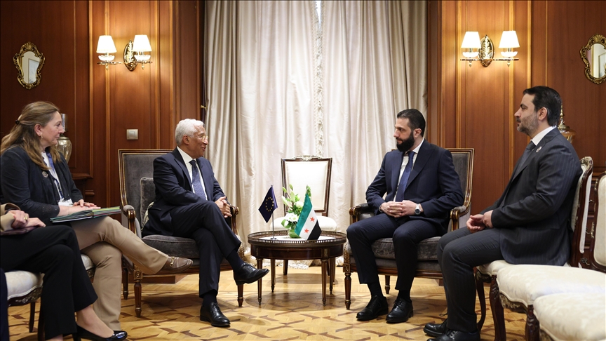 Égypte / Sommet arabe : Ahmed al-Charaa, rencontre le président du Conseil européen