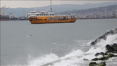 Tekirdağ'da deniz ulaşımına poyraz engeli