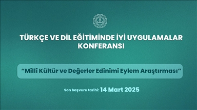 MEB'in "Türkçe ve Dil Eğitiminde İyi Uygulamalar Konferansı" için başvurular başladı