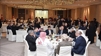 Katar'daki büyükelçiler, Türkiye'nin Doha Büyükelçiliğince düzenlenen iftarda buluştu