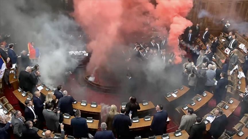 EU expresses concern over disruption of parliamentary work in Serbia