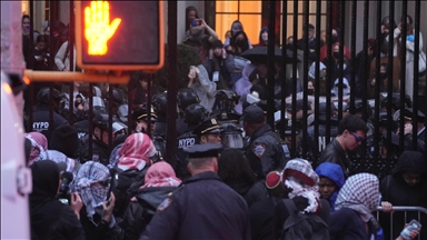 Police intervene at Barnard College amid renewed Gaza protests