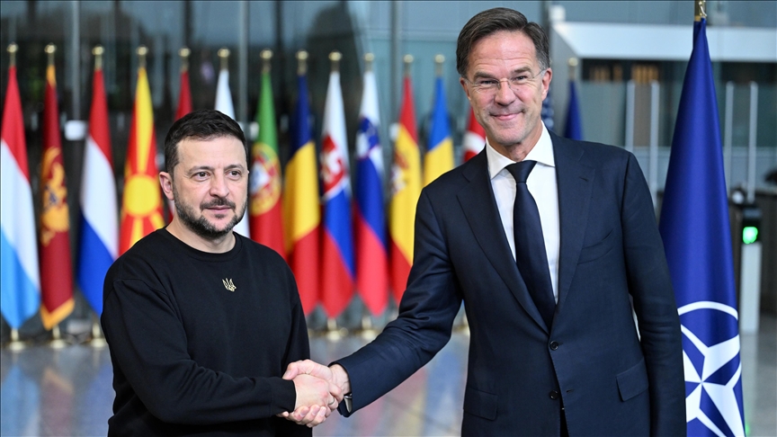 Zelenskyy, NATO chief discuss path to 'just and lasting peace' for Ukraine
