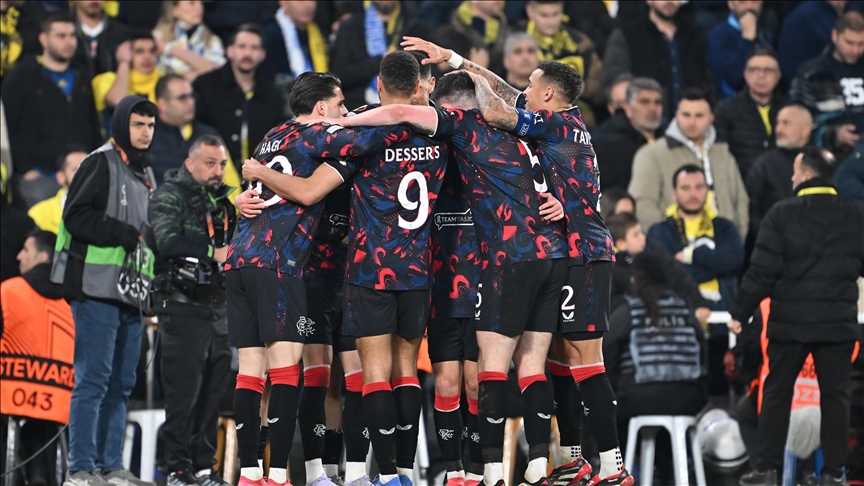 Rangers seal 3-1 win over Fenerbahce in Europa League last-16 clash