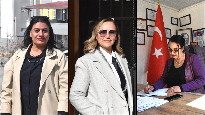 Van'ın üç kadın muhtarı çalışmalarıyla takdir topluyor
