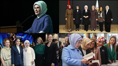 Emine Erdoğan: Emeğiyle geleceği inşa eden tüm kadınlarımızın Dünya Kadınlar Günü'nü tebrik ediyorum