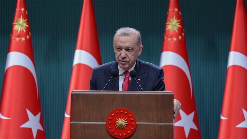 Türkiye 'strongly' condemns all kinds of attacks targeting Syria's unity: President Erdogan