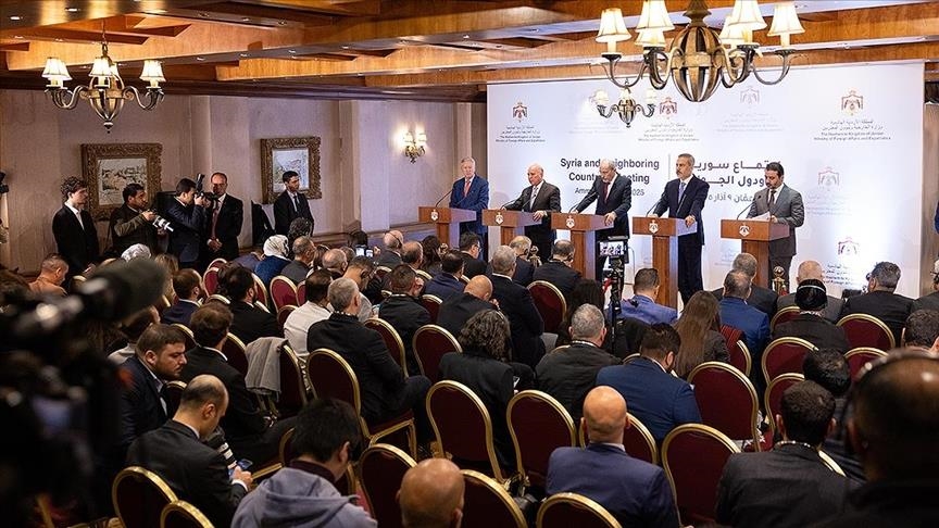 Piştî civîna Tirkiye, Urdin, Iraq, Libnan û Sûriyeyê danezana hevpar hat weşandin