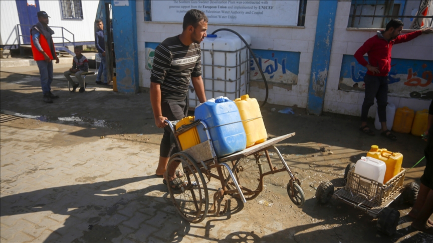 İsrail'in Gazze’deki su arıtma tesisinin elektriğini kesmesi, su krizini derinleştirdi  