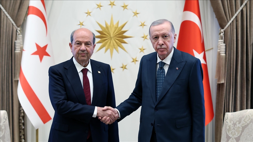 Turkish president meets TRNC counterpart