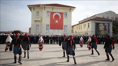 Çanakkale Deniz Zaferi'nin 110. yılı etkinlikleri Çimenlik Kalesi'ndeki törenle başladı