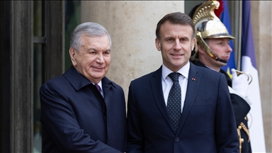 French, Uzbek presidents agree to establish strategic partnership relations