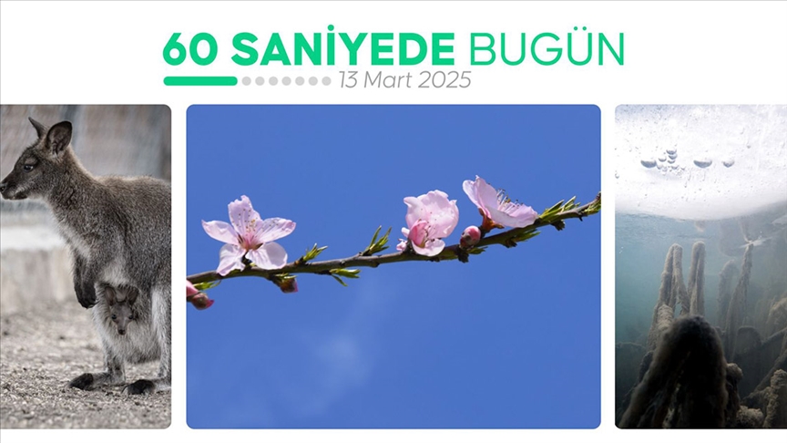 60 saniyede bugün (13 Mart 2025)