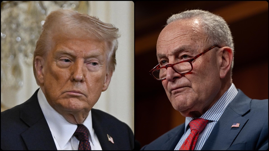 ABD Başkanı Trump, Senato azınlık lideri Demokrat Schumer'a bir kez daha "Filistinli" dedi