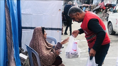 Türk Kızılay ramazanda da Gazze'ye sıcak yemek ulaştırıyor