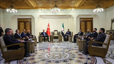 Turkish delegation arrives in Syrian capital Damascus