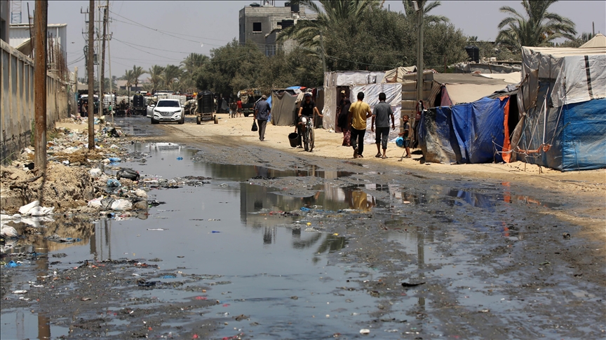 Flooded with sewage: An environmental disaster threatening life in Gaza