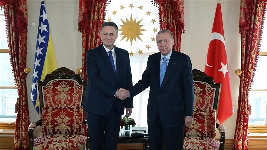 Turkish president receives Bosnian leader in Istanbul