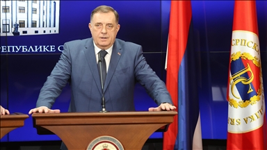 Bosnian Serb leader Dodik expresses support for Serbia ahead of anti-government protests in Belgrade