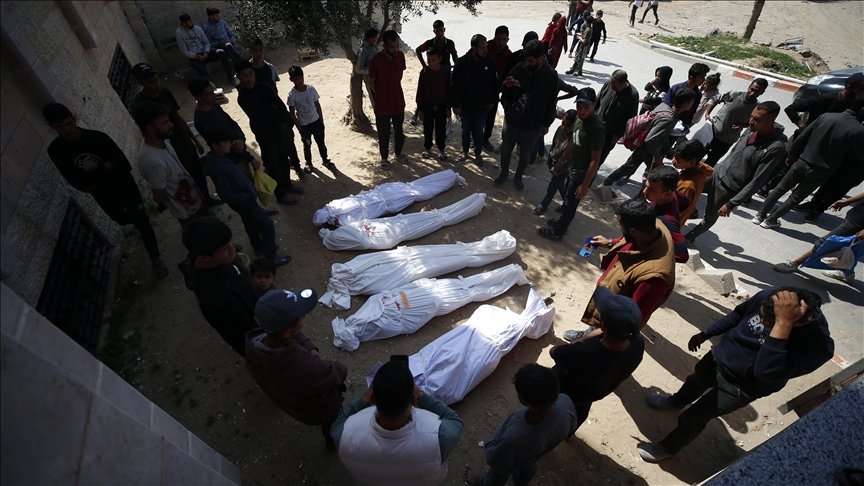 Journalists among 9 Palestinians killed in Israeli airstrike targeting relief team in northern Gaza