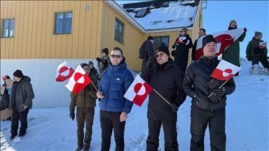 Greenlanders march to US consulate building, protesting Trump’s annexation bid