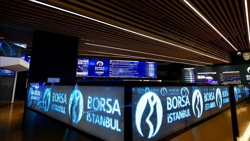 Turkish stocks up at Monday's close