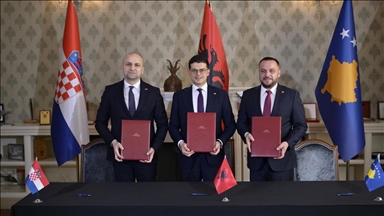 Albania, Kosovo, and Croatia sign joint declaration of cooperation on defense