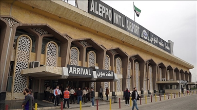 Halep Uluslararası Havalimanı bakım çalışmalarının ardından yeniden hizmete açıldı