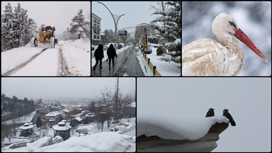 Bazı illerde soğuk hava ve kar yağışı etkili oluyor