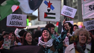 Protests held in Madrid against Israel's attacks on Gaza