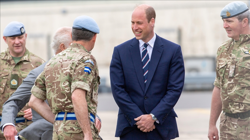 Prince William joins tank exercises with British troops near Russian border in Estonia