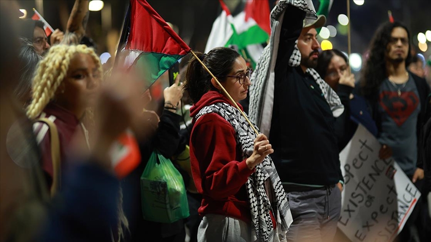Meksika'da İsrail'in Gazze'ye saldırıları protesto edildi