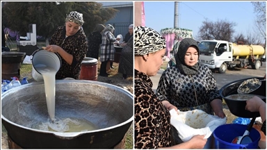 Сумаляк - главное блюдо Новруза в Узбекистане