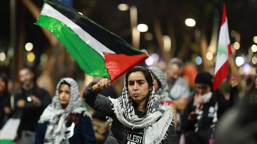 Vigil in Australia mourns 'murders' of more than 200 journalists in Gaza