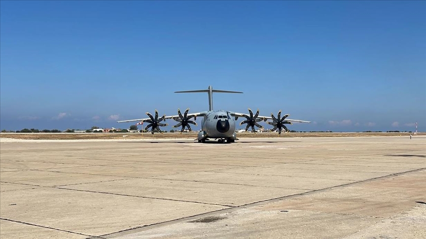 Cargo plane tips over during landing in Russia's Novy Urengoy city