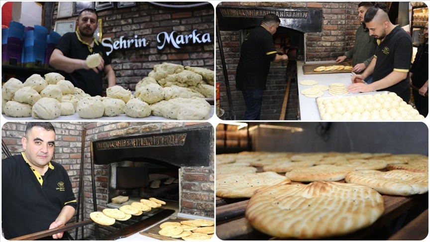 Tescilli "Maraş çöreği" için ustalar bayram mesaisinde