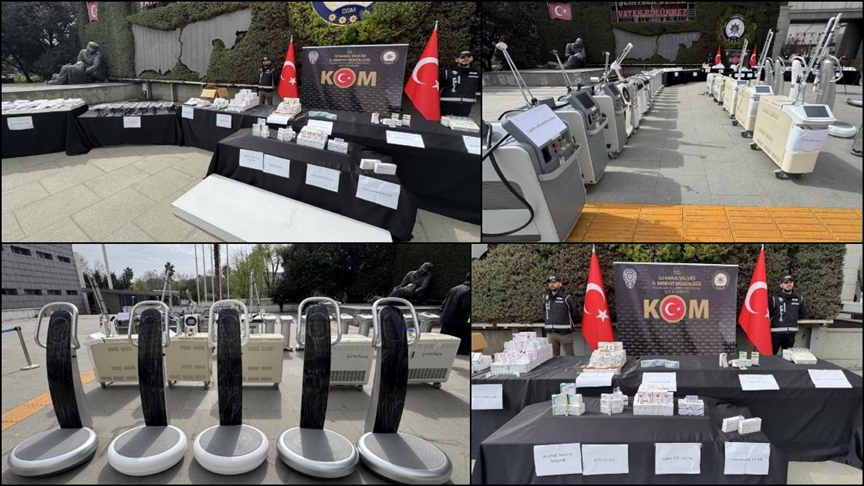 İstanbul'da kaçakçılık operasyonunda 6 bin 123 ilaç ve 194 tıbbi cihaz ele geçirildi