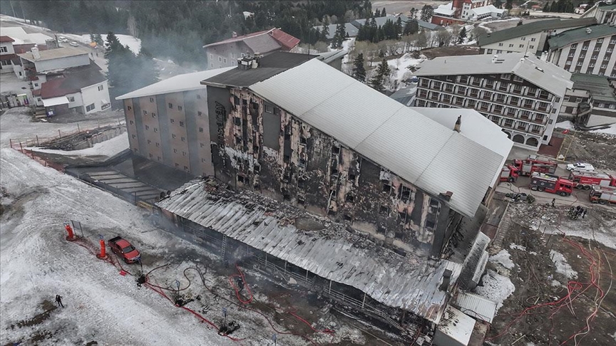 Uludağ'da milli kayakçı ve babasının öldüğü otel yangınına ilişkin gözaltı sayısı 5'e yükseldi