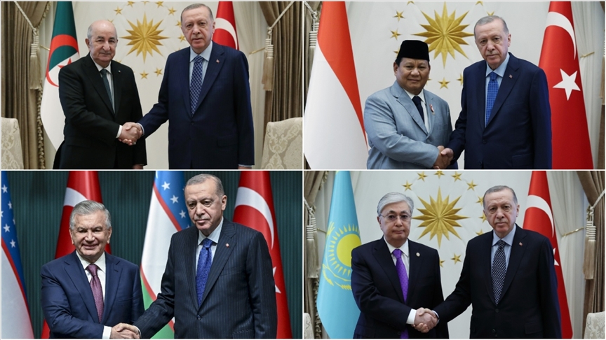 Cumhurbaşkanı Erdoğan'dan Ramazan Bayramı dolayısıyla yoğun diplomasi trafiği