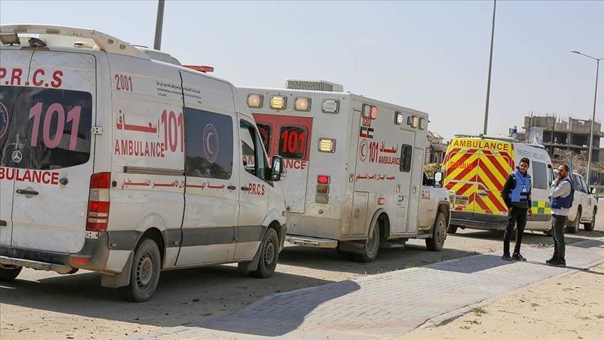 Palestinian Red Crescent recovers 14 bodies after Israeli strike in southern Gaza