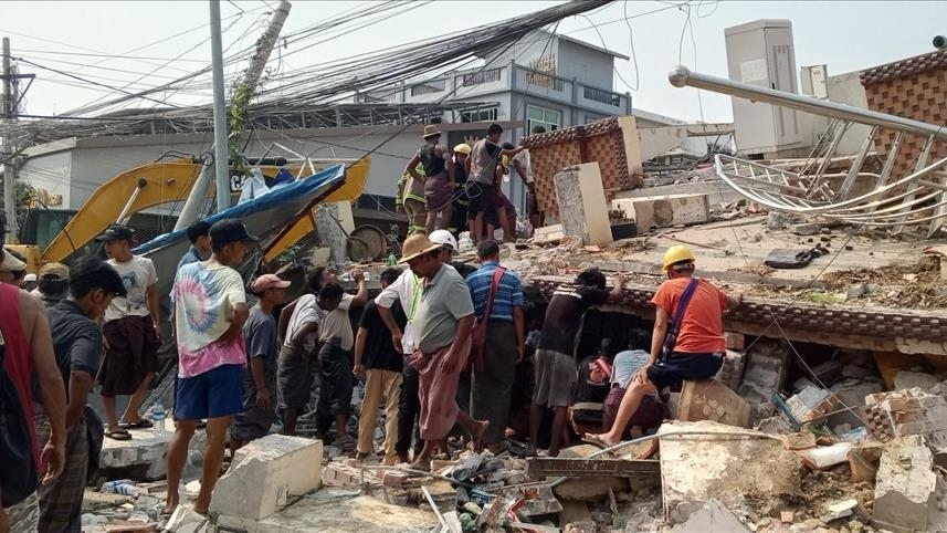Myanmar declares national mourning for 7 days over deadly earthquake