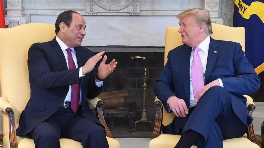 السيسي وترامب يبحثان هاتفيا جهود الوساطة للتهدئة بالمنطقة