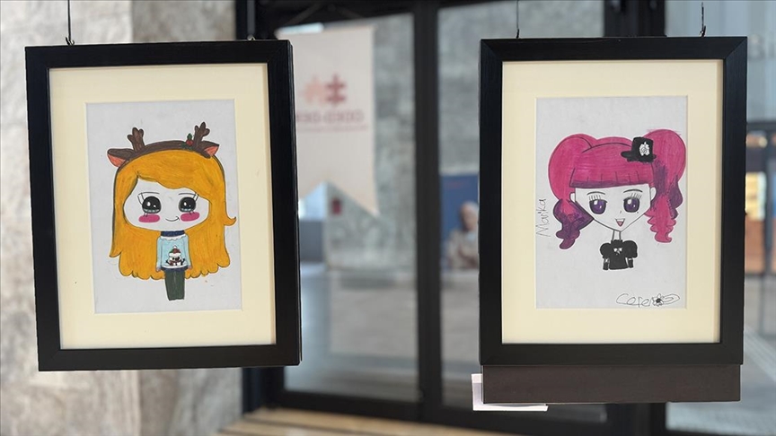 Otizmli sanatçının "Renklerin Sessiz Dili; Sanat İyileştirir" sergisi açıldı