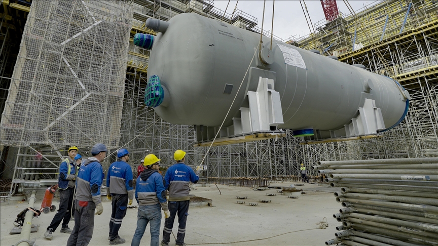 Akkuyu NGS'nin 3. güç ünitesine besleme suyu depolama tankı taşındı