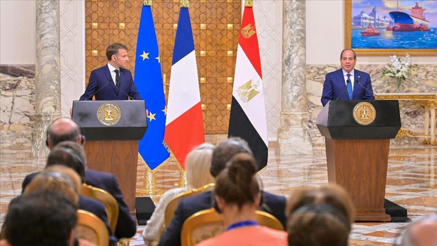 Visiting Egypt, France urges against dependence on global powers