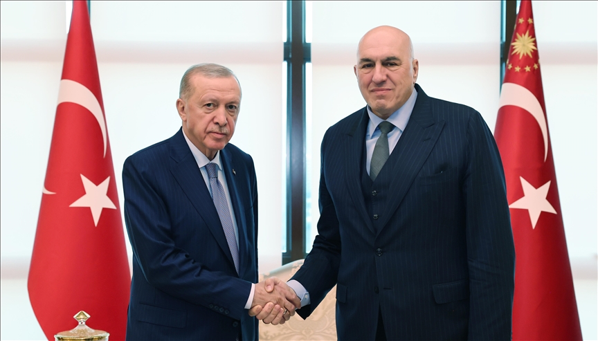 أنقرة.. الرئيس أردوغان يستقبل وزير الدفاع الإيطالي