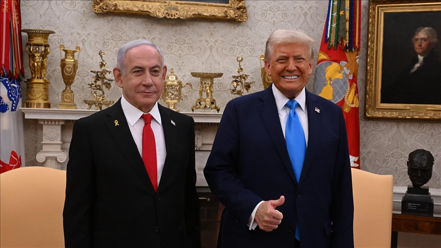 İsrail Başbakanı Netanyahu, ABD Başkanı Trump ile görüşmek için Washington'a gitti