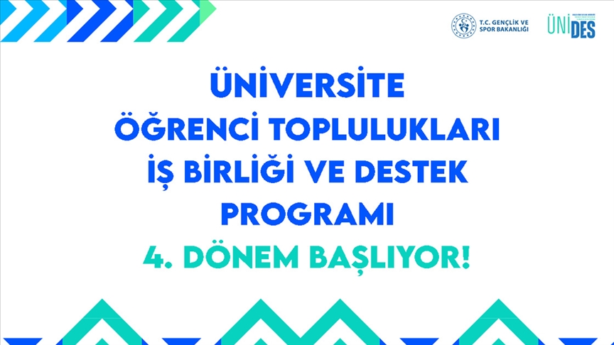 Öğrenci Toplulukları İş Birliği ve Destek Programı'nın 4. dönem başvuruları başladı